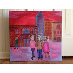 Caged Minds - Original Oil Painting on Linen